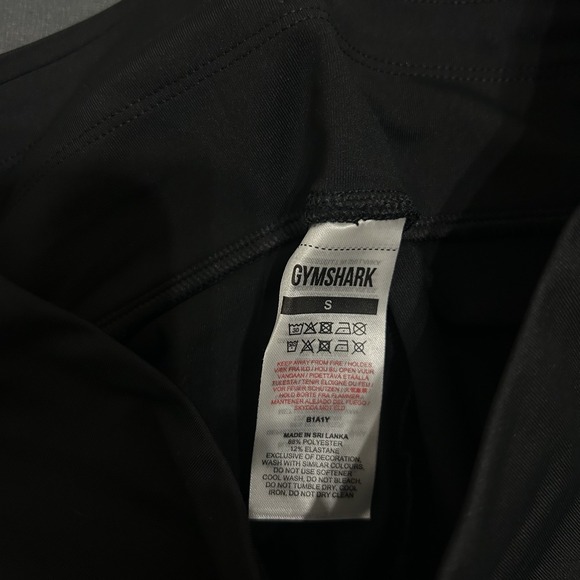 Gymshark Women's Leggings Small Black High Stretch Yoga & Gym Workout - Picture 5 of 5